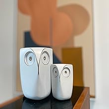 modern owl statues nursery decor home office decor powder room decor table decor zen room decoration