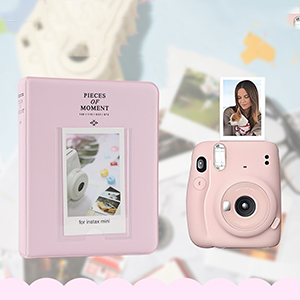 Zibuyu Instax Mini Photo Album - Light Pink -16