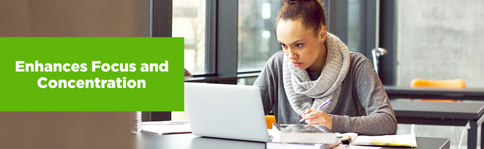 Enhances Focus and Concentration