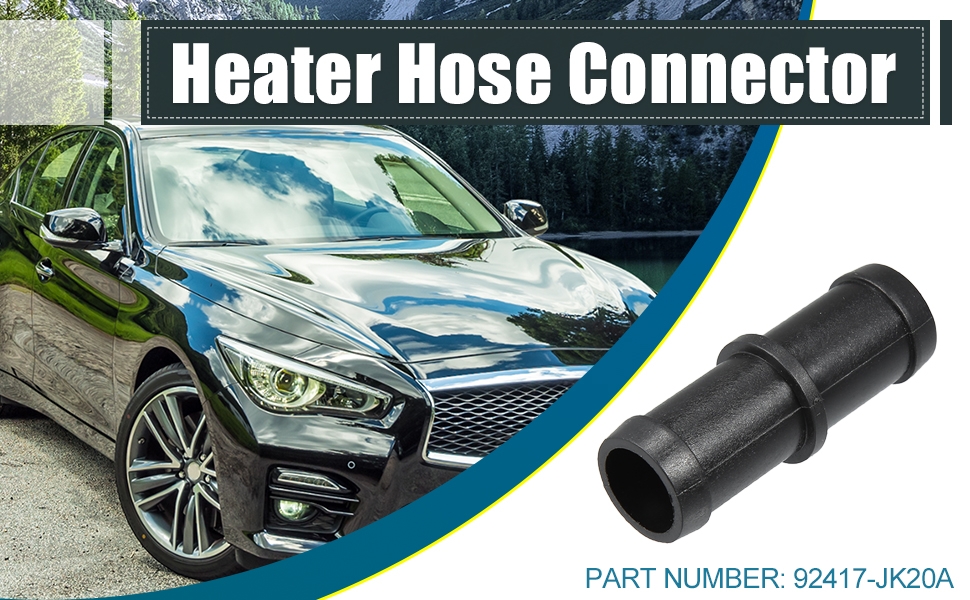 X AUTOHAUX Heater Hose Connector for Nissan 370Z for
