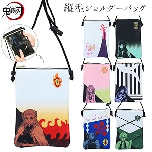 鬼滅の刃 - 鬼滅の刃 甘露寺蜜璃 痛バッグ ショルダーバッグ・斜め掛けバッグ バックヤードファミリー BACKYARD FAMILY 鬼滅の刃 縦型