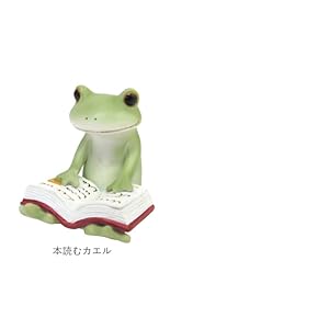 Amazon.co.jp: ダイカイ(DAIKAI) Copeau(コポー) 本読むカエル