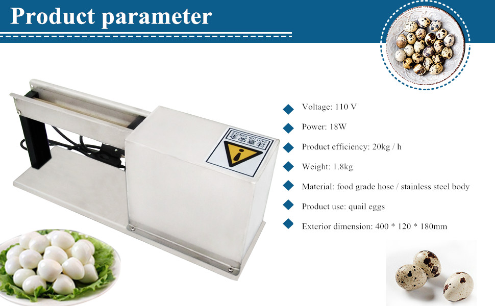 Electric Quail Egg Peeler Machine Semi-automatic Quail Egg Peeler Sheller for Boiled Quail Egg 110V