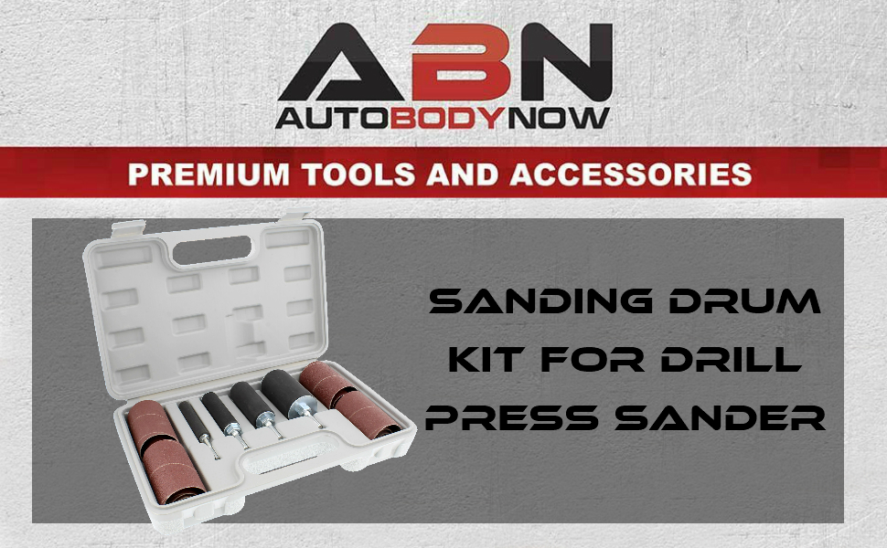 ABN Drum Sanding Kit 20Pc Sanding Drum for Electric Drill Press Drum Sander Attachment with