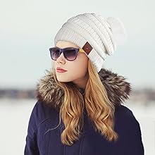 Bluetooth beanie for women
