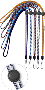 5 Pack  Adjustable Lanyard