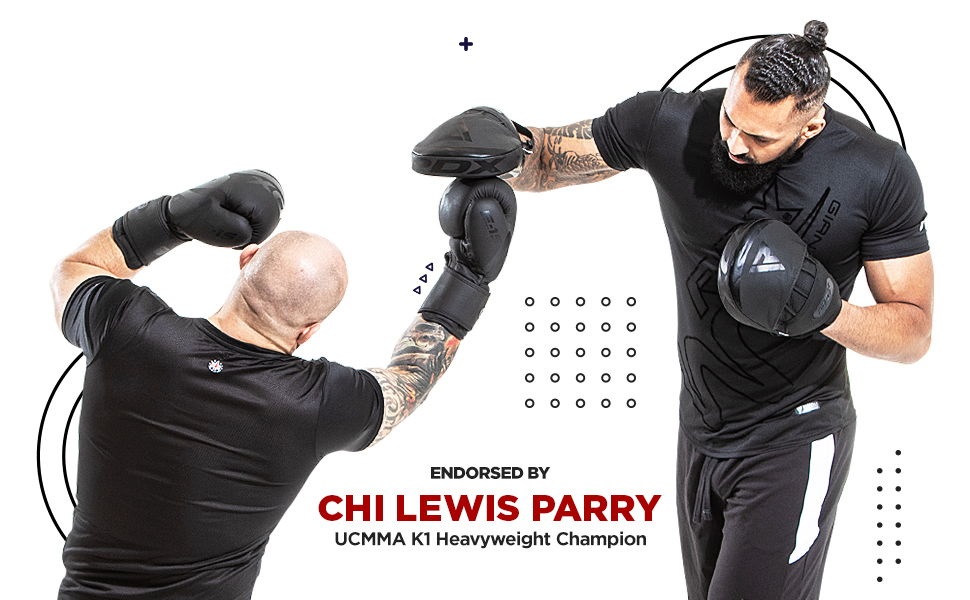 RDX Boxing Pads Focus Mitts, ConvEX Skin Leather Curved Hand Pad with