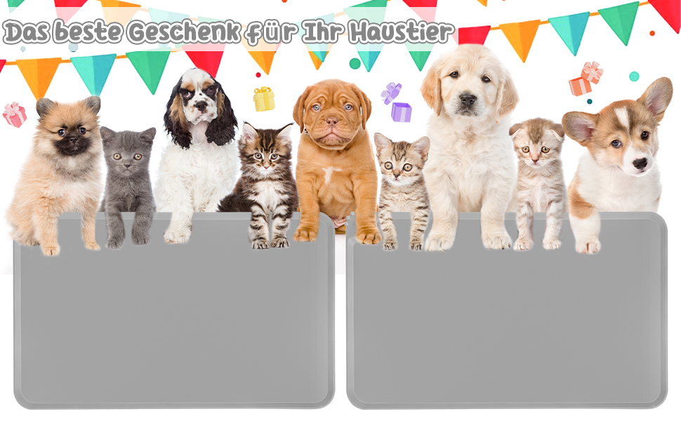 Haustier Fütterung Matte