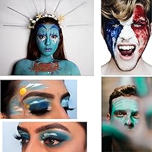 body paint makeup palatte