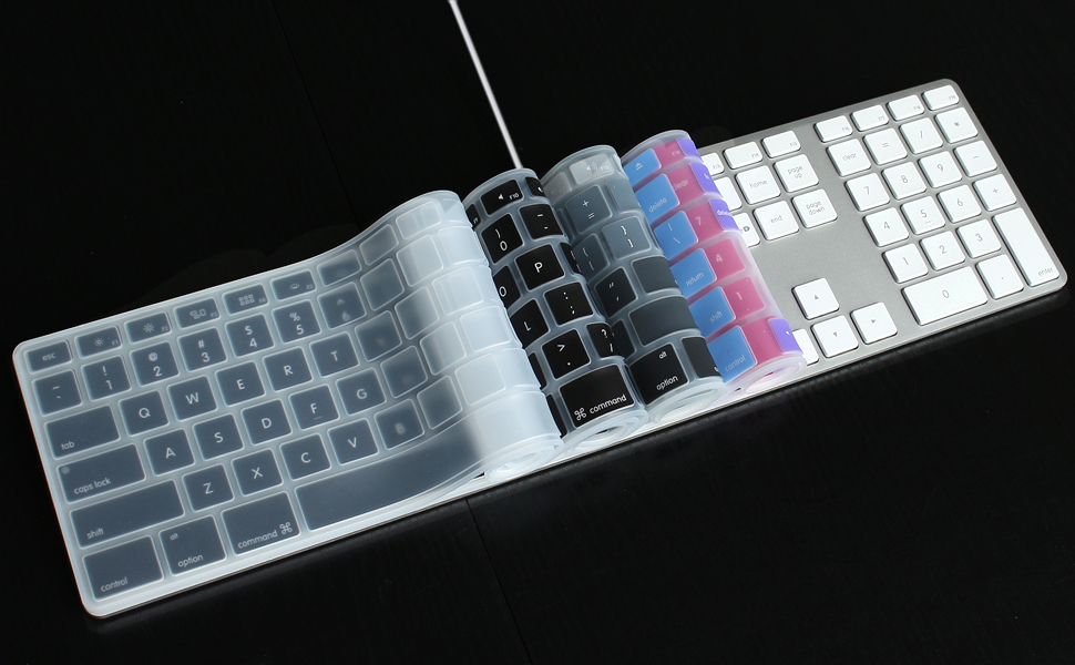 Silicone Keyboard Cover for Apple iMac Wired USB Keyboard