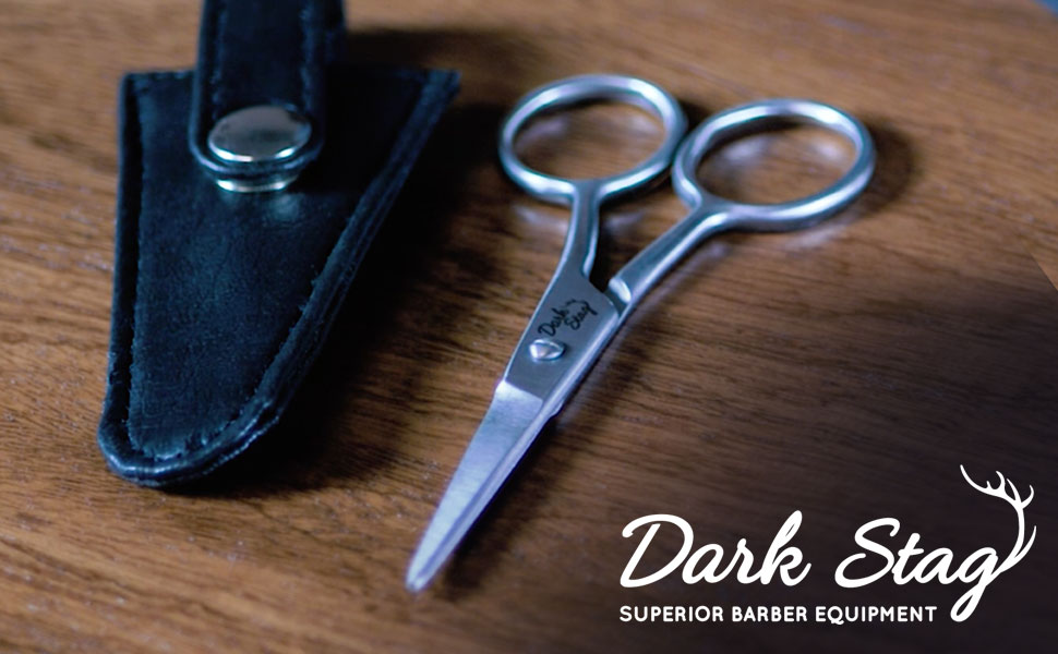 Dark Stag 4883 Professional Beard & Moustache Scissors Stainless