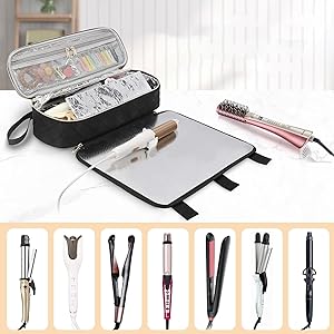 Amazon | ヘアスタイリスト旅行用バッグ、ヘアドライヤー用