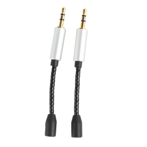 3.5mm3極 ×2 - MMCX メス  変換アダプタ Zephone MMCX メスアダプター - 0.78mm 2 ピン、A2DC、QDC、3.5