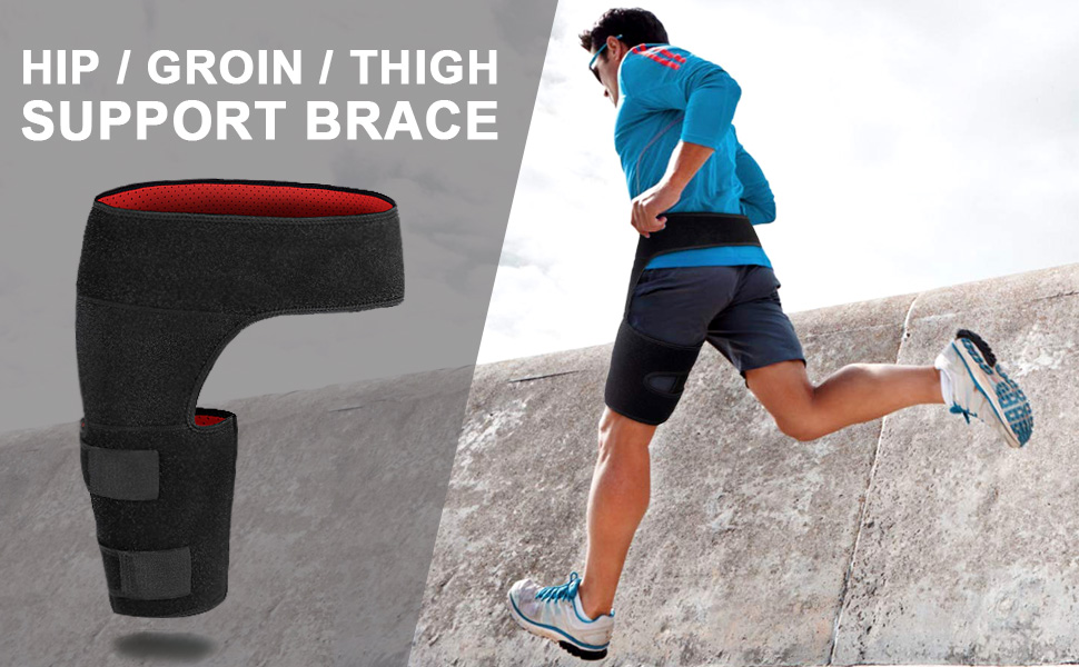 Beister Men & Women Adjustable Hip Groin Stabilizer and Hip Brace for