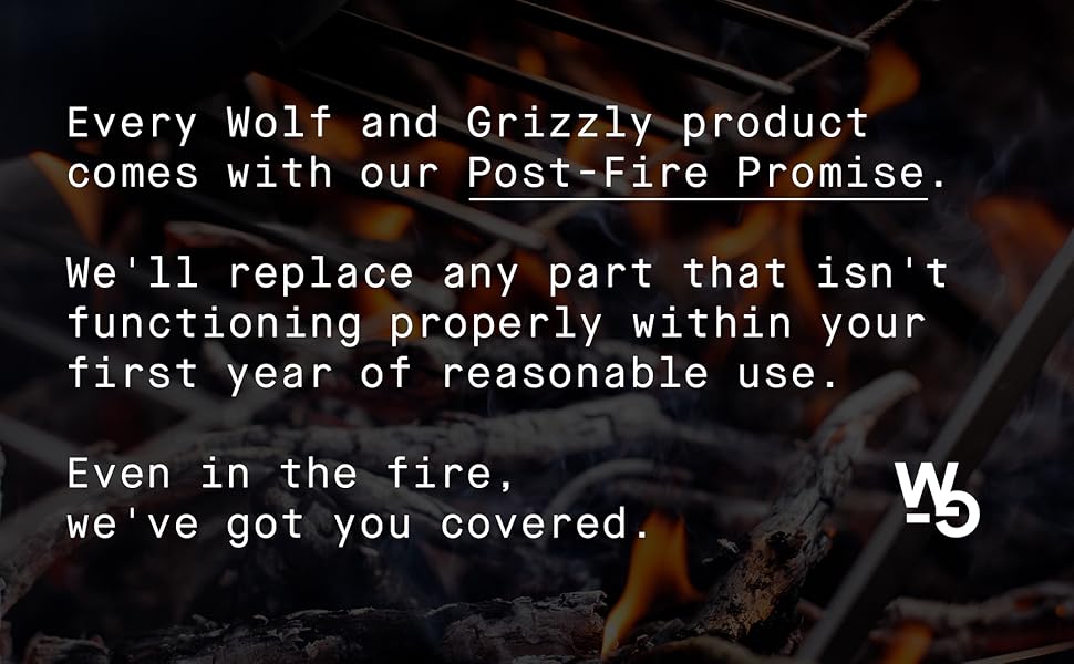 wolf grizzly, wolf and grizzly, post-fire promise