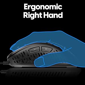 Pulsar Xlite Extremely Light Ergonomic Right Hand Wired Gaming Mouse