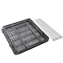 COSTWAY Recinto Per Cani Da Interno Ed Esterno, Recinzione Per Animali Domestici Con 8 Pannelli Di Metallo, Box Per Cani, Gatti E Conigli, 80 X 100 Cm 14 2