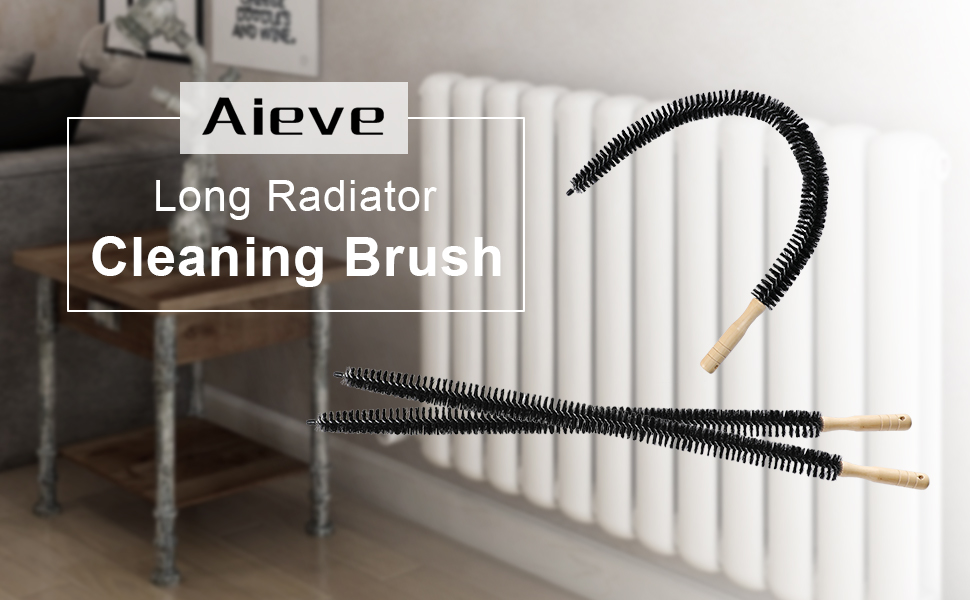 Radiator Brush,AIEVE Long Radiator Cleaning Brush Dryer Lint Brush