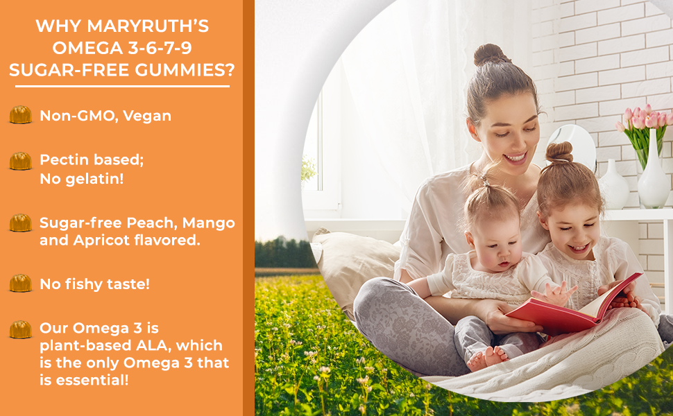 omega maryruths organics vegan gummies kids vitamins omega health supplements gummy flax seed oil
