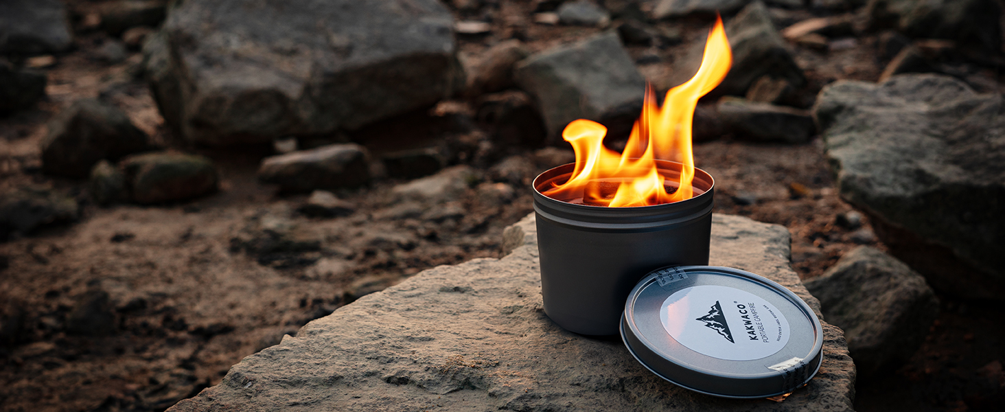 MSR - campfire・in・A・can Campfire Short Made In USA | Portable Mini Bonfire Campfire