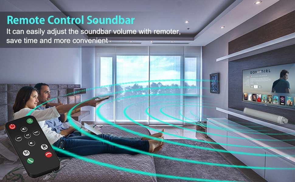 VersionTech PC Soundbar,Wired & Wireless Bluetooth BT Computer Speakers