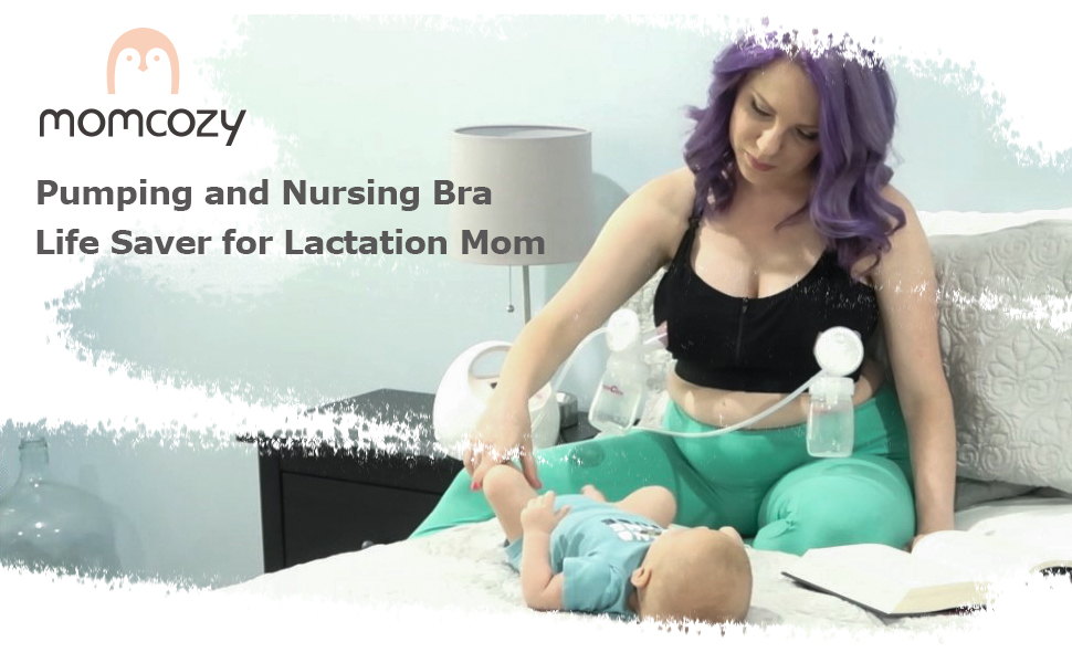 Momcozy Hands Free Pumping Bra