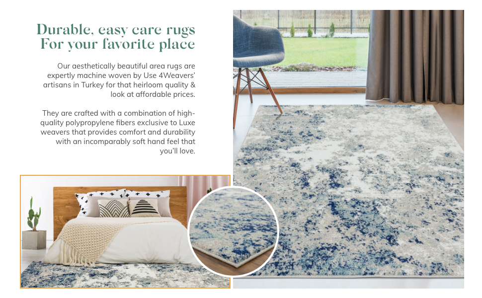 Persian Rugs 6490 Brown 8 x 11 Abstract Modern Area Rug