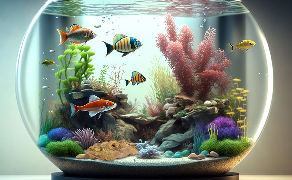 2.5lb Natural Dragon Stones, Aquarium Rocks Decoration Aquascaping Stone Landscaping Model