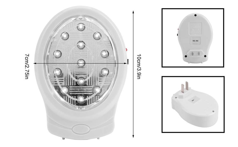 13 LED Rechargeable Home Emergency Light Lamp Automatic Power Failure