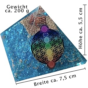 Piramide in orgonite