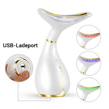 Warmte Anti Aging Rimpel Facial Massager 3 standen