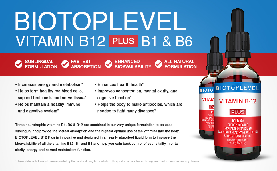 BIOTOPLEVEL Vitamin B12 Plus