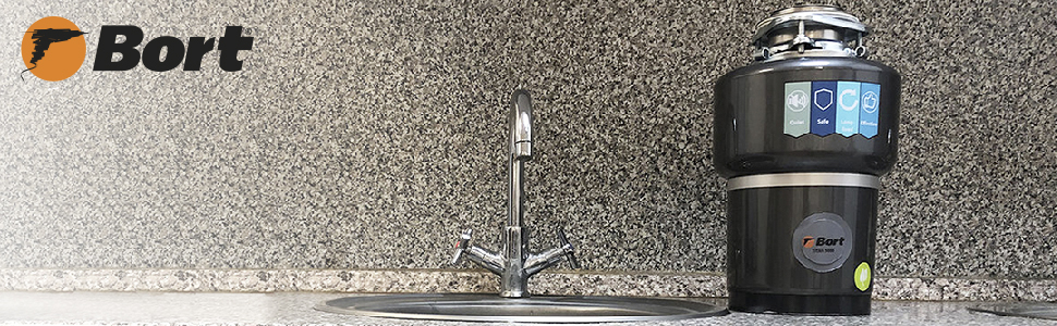 Bort TITAN MAX Power (FullControl) Broyeur de déchets avec interrupteur ...