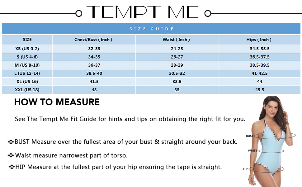 Tempt Me High Waisted Bikini Swimsuit for Women Flounce Pom Pom Trim Bathing Suit Size Table