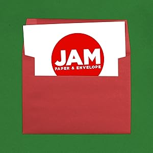 red A7 colored envelope