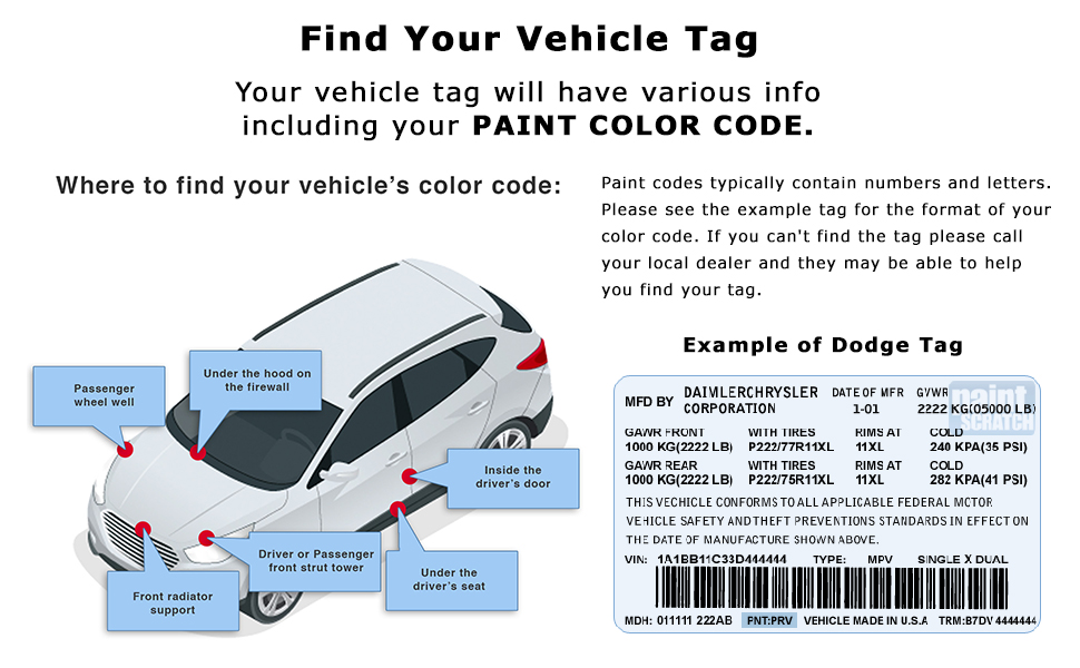 PAINTSCRATCH Touch Up Paint Pen Car Scratch Repair Kit