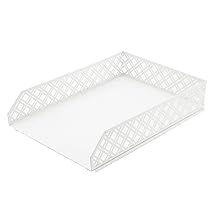 Exerz Desk Organiser 4 Pieces/Office Suppliers/Desktop Metal Mesh Filing Accessories Letter Tray