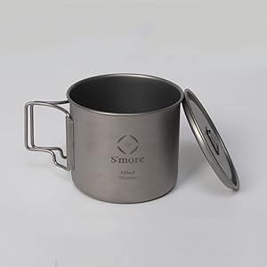 Amazon.co.jp: S'more(スモア) Titanium Mug with Lid シングル