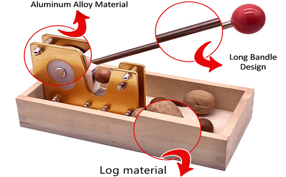 Amazon Com Pecan Cracker Macadamia Nutcracker Nut Crackertongs Adjustable Heavy Duty Manual Tool Machine For Macadamia Shell Peeling With Handle For Walnuts Chestnuts Pecans Hazelnuts Almonds Everything Else