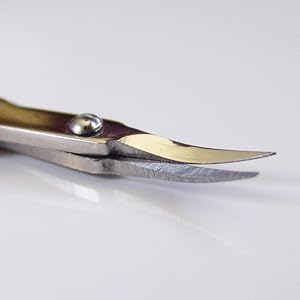 Curved Blade makeup scissors