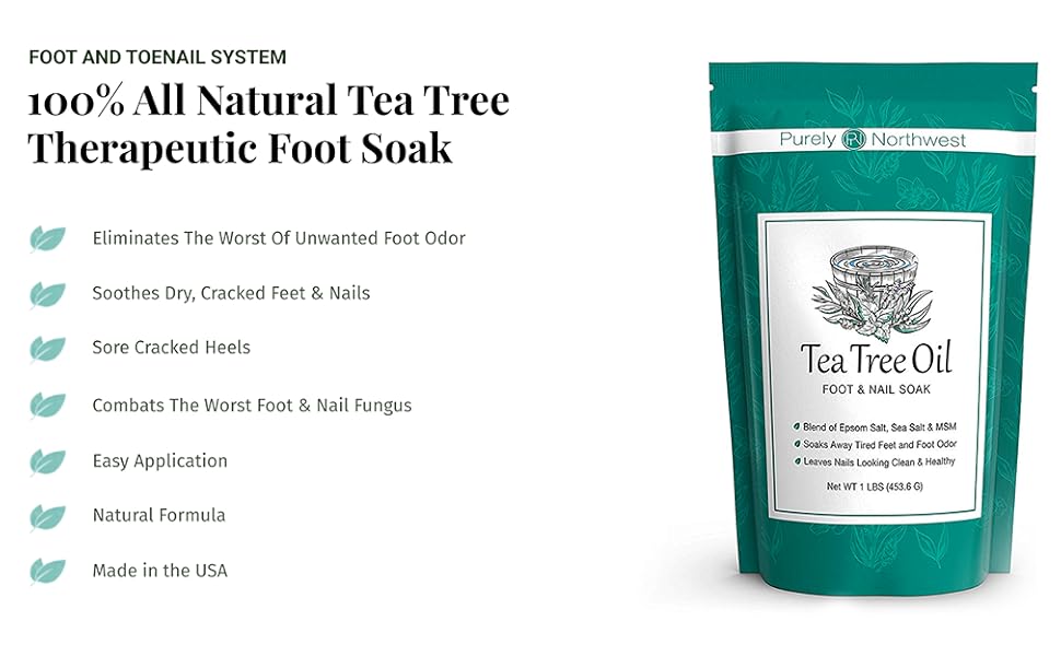 natural, foot soak, toenail system