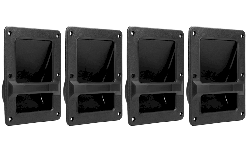 QWORK Plastic Speaker Handles, 4 Pack Heavy Duty