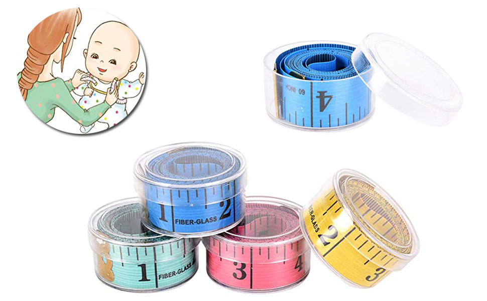 Tailors Tape Measure, 4 Pieces Soft Tape Measure,Sewing Tailor Soft