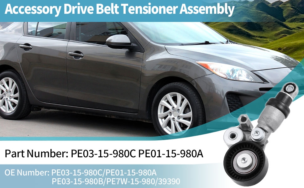 Amazon.com: X AUTOHAUX Automatic Belt Tensioner Pulley