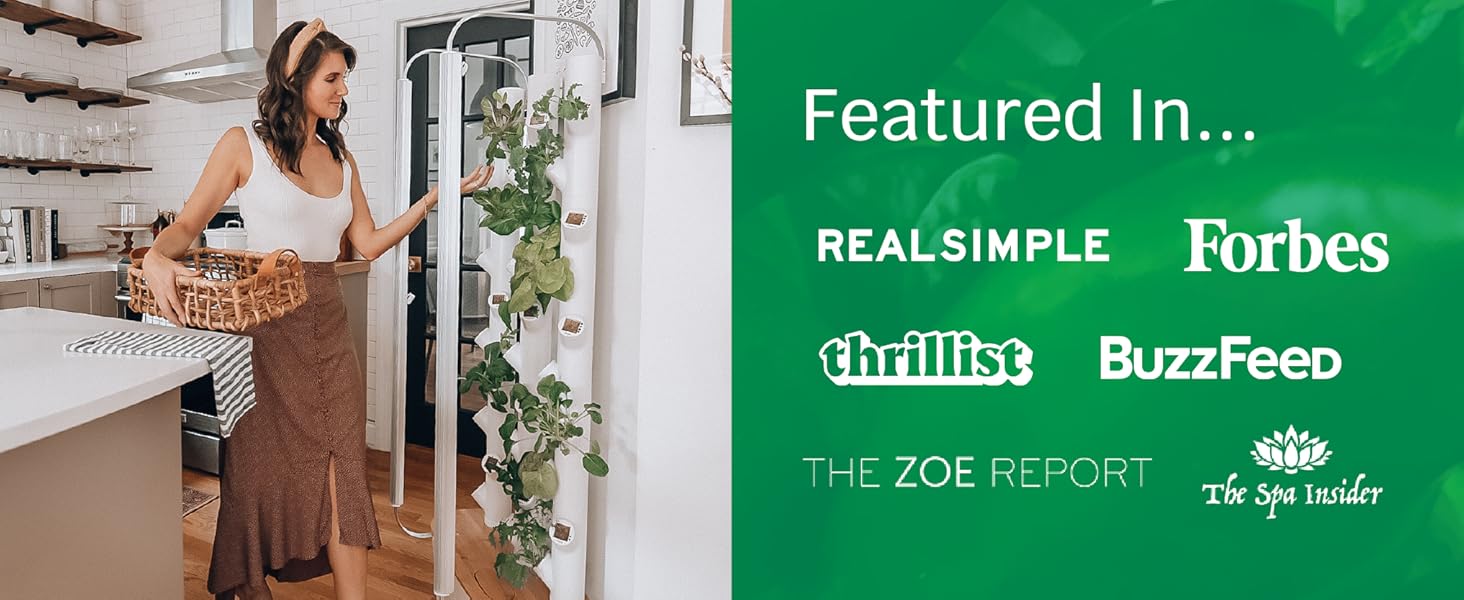 Home Indoor Smart Garden WiFi Integrated Vertical Gardening Kit Hydroponic Growing System