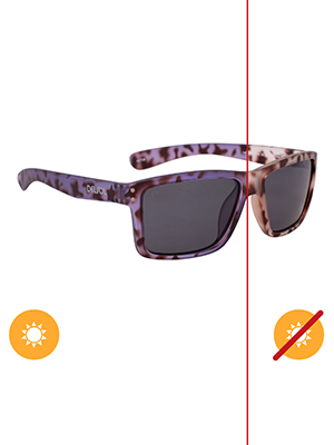 Amazon.com: Del Sol Solize Color-Changing Sunglasses, 100