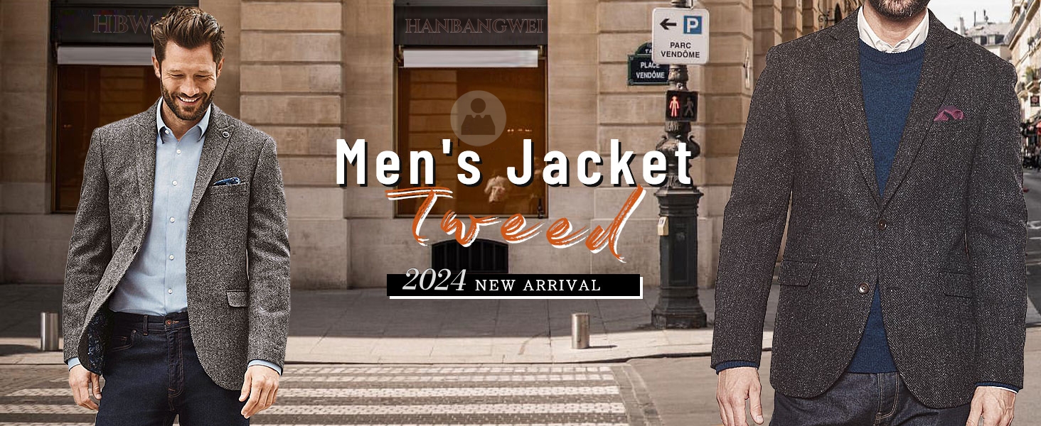 HANBANGWEI Customized Men Blazer Mens Suit Blazer Jacket Two