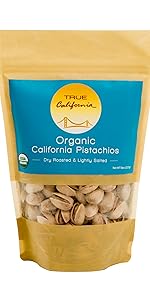 True California Organic Dry Roasted & Lightly Sea Salted Pistachios