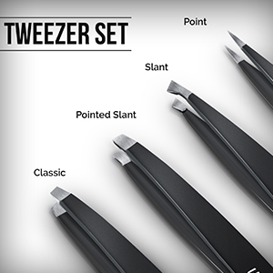 Set of 4 Tweezers