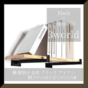3world シンプル 棚受け 金具 ブラケット Diy ビス付 2個 ブラック インダストリアル 待望 Sw1498丸型 アンティーク調